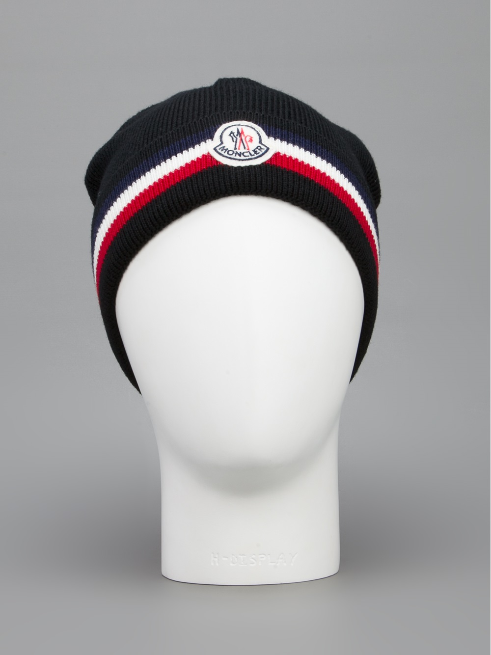 Moncler Beanie Hat in Black for Men Lyst