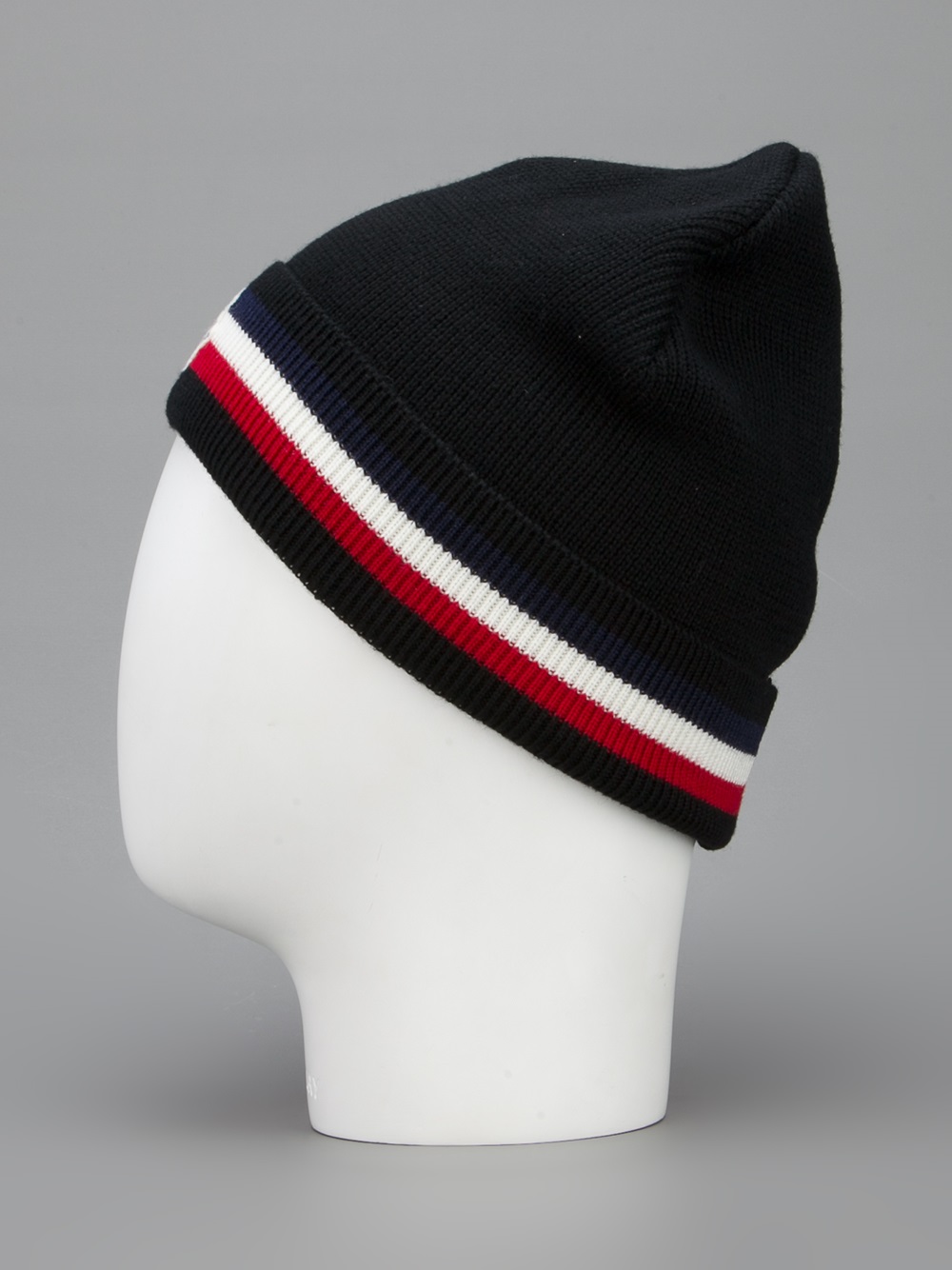 Moncler Beanie Hat in Black for Men Lyst