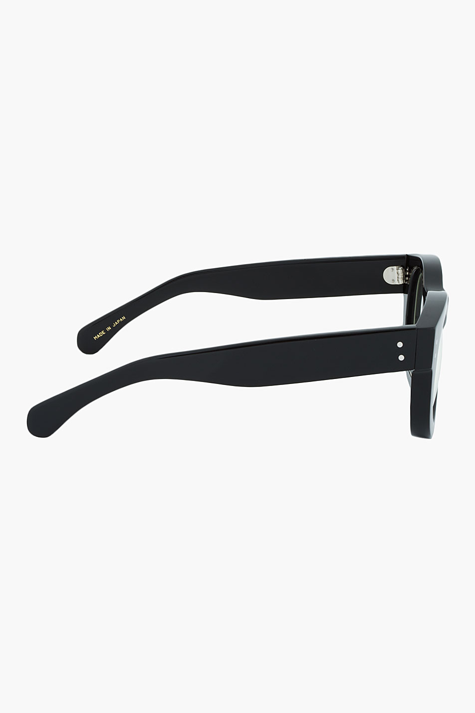 Sasquatchfabrix Black Polished Thick_frame Optical Glasses in Black for ...