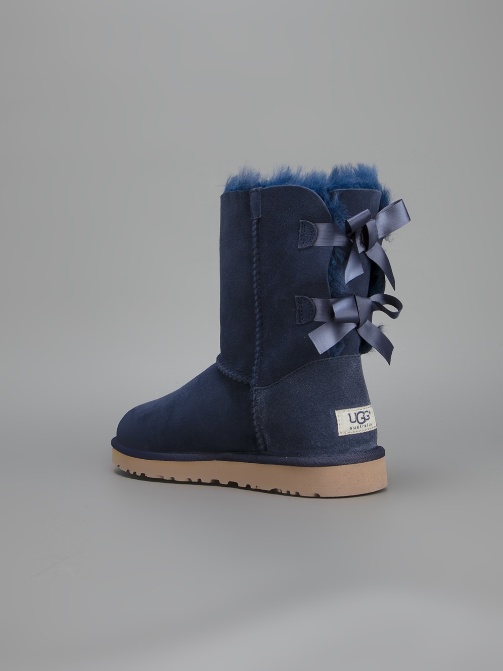 UGG Bailey Bow Boot in Blue | Lyst UK