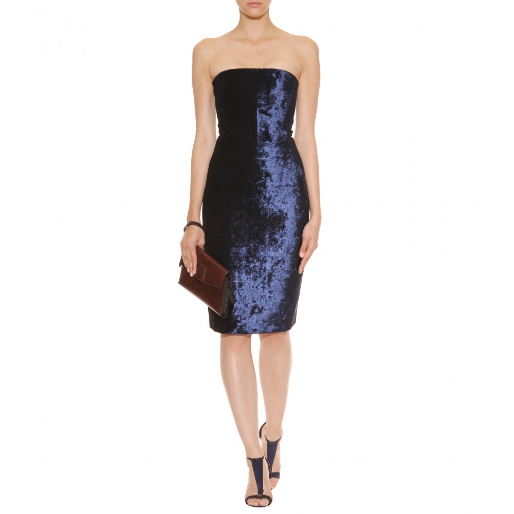 acne velvet dress