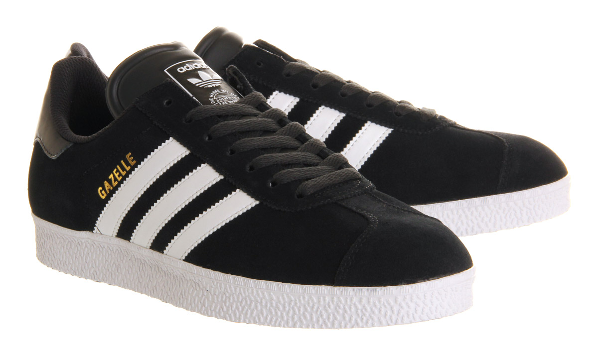 adidas Gazelle 2 Black Black White for 