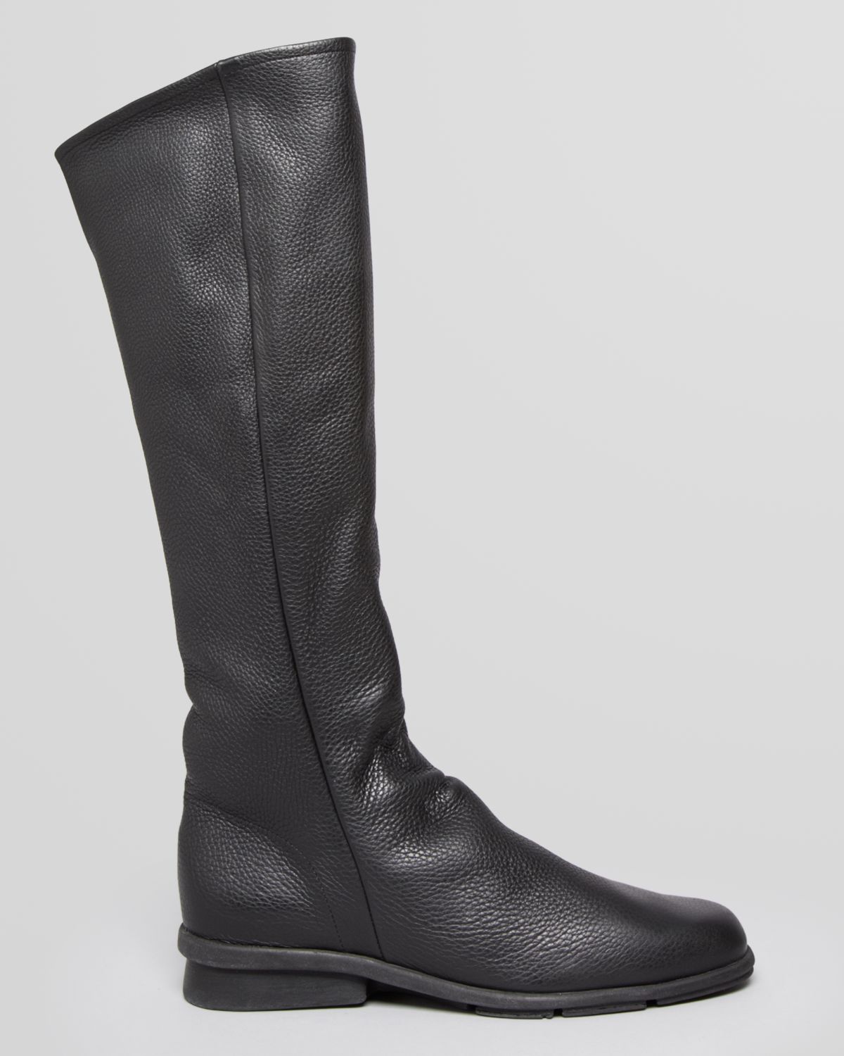 Arche Tall Flat Boots Delith in Black - Lyst