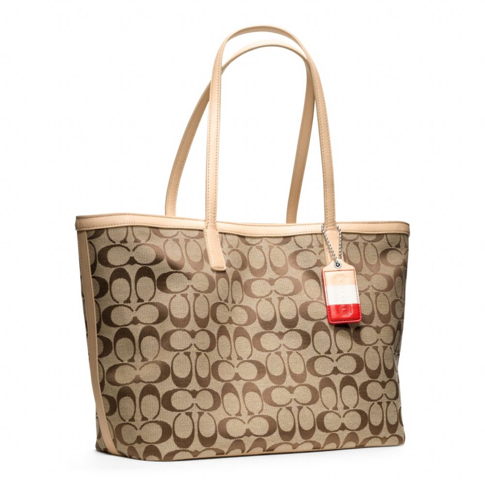 coach fabric tote