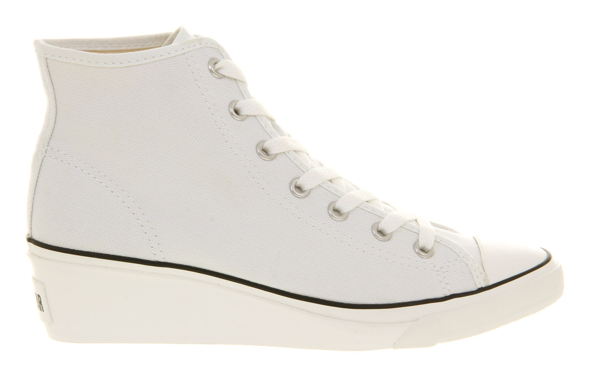 Converse All Star Hi-ness in White | Lyst