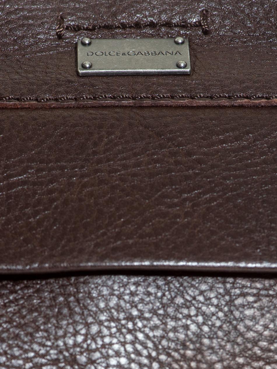 Lyst - Dolce & Gabbana Leather Messenger Bag in Brown for Men