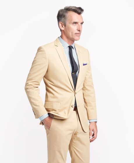 J.crew Ludlow Two-button Suit Jacket with Center Vent in Italian Chino ...