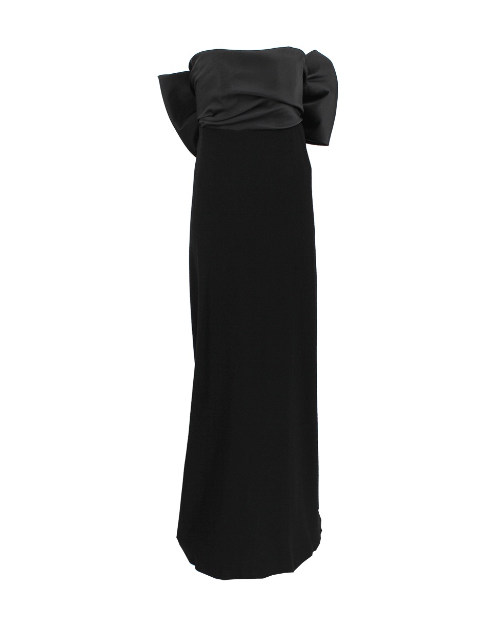 Lanvin Strapless Gown with Large Back ...