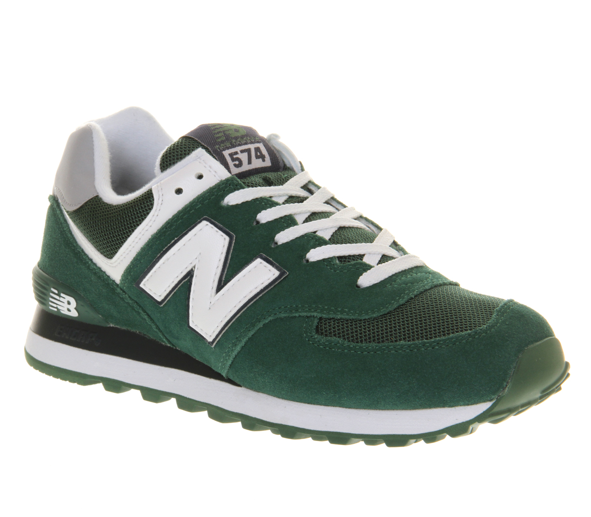 New balance M574 in Green for Men | Lyst