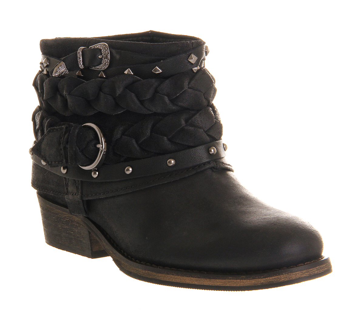 Office Boho Boot Black Suede - Lyst