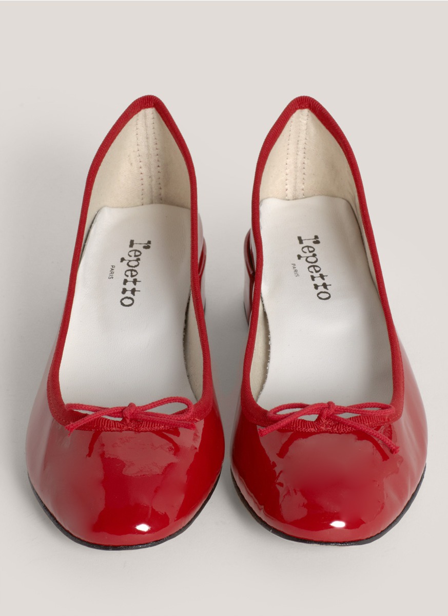 Lyst - Repetto Camille Patent-leather Pumps in Red