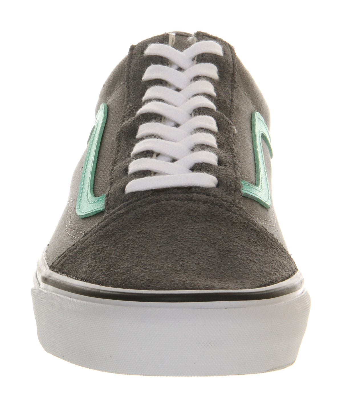 grey and green van