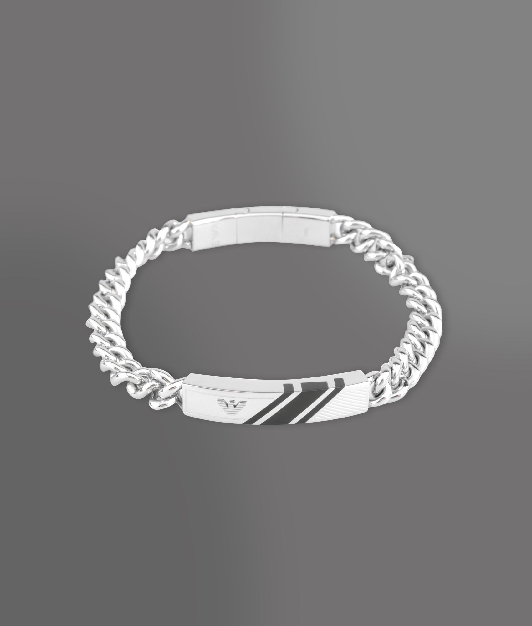 Amazon.com: Emporio Armani Men's Silver-Tone Stainless Steel Chain Slider  Bracelet (Model: EGS2845040): Clothing, Shoes & Jewelry