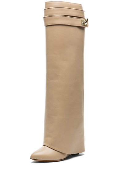 givenchy shark boots tan