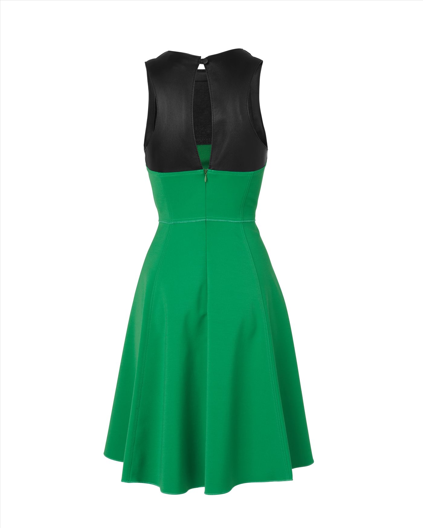 Lyst - Jaeger Sleeveless Racer Dress in Green