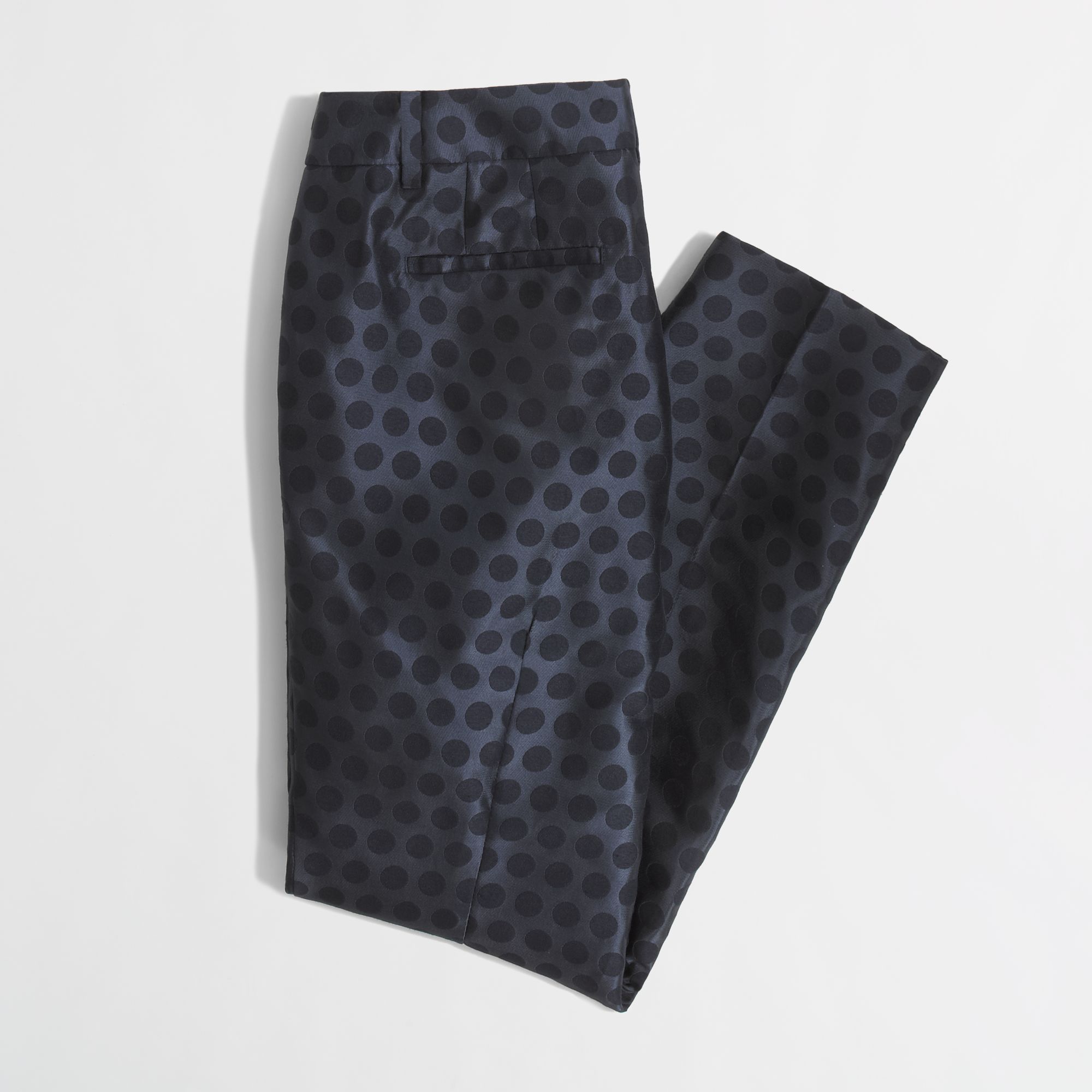 J.Crew Factory Skimmer Pant in Polka Dot in Blue Lyst