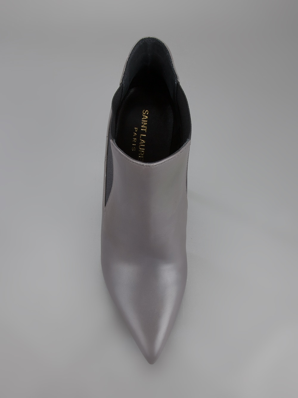 grey stiletto ankle boots