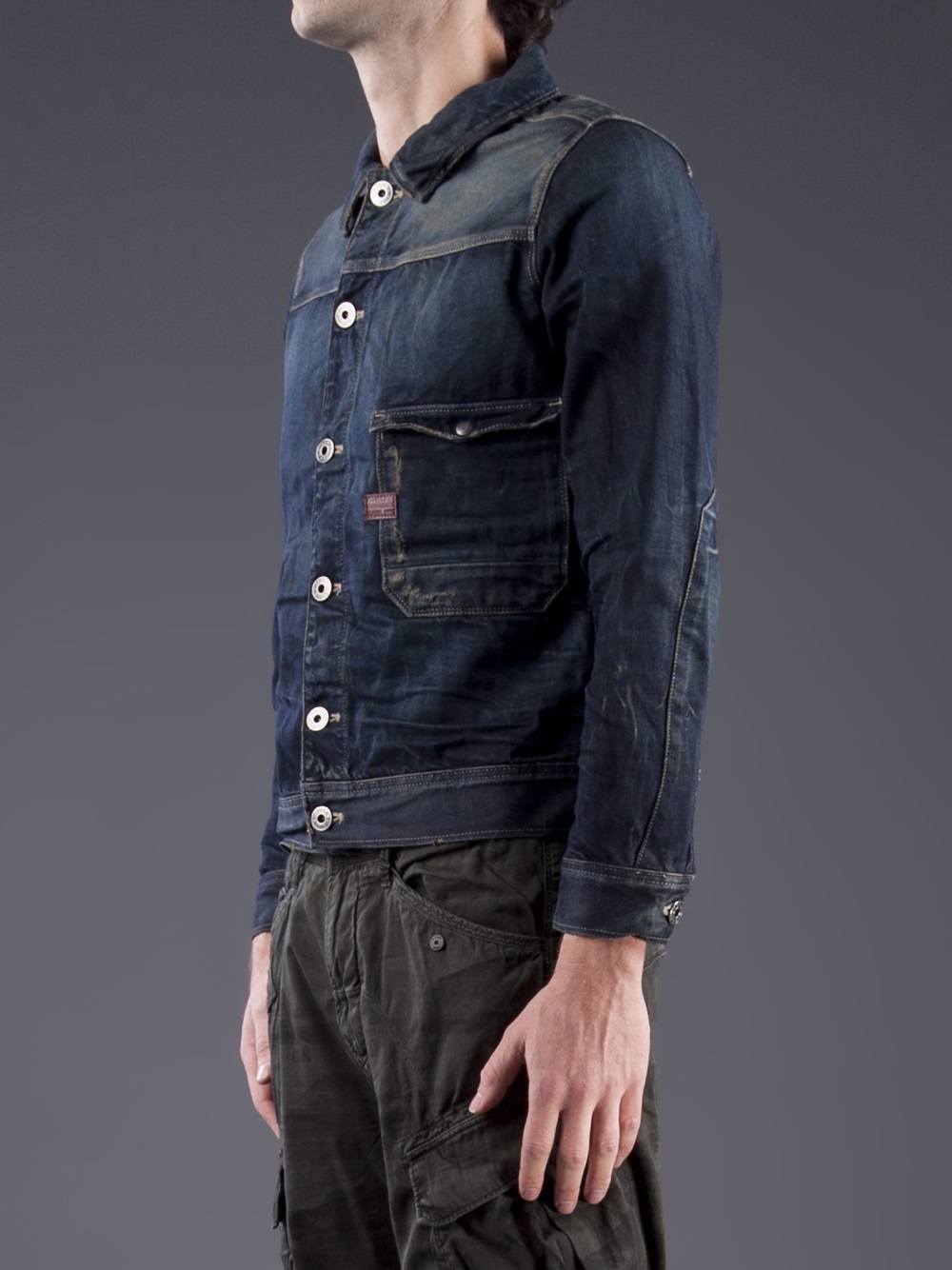 denim hunter coat