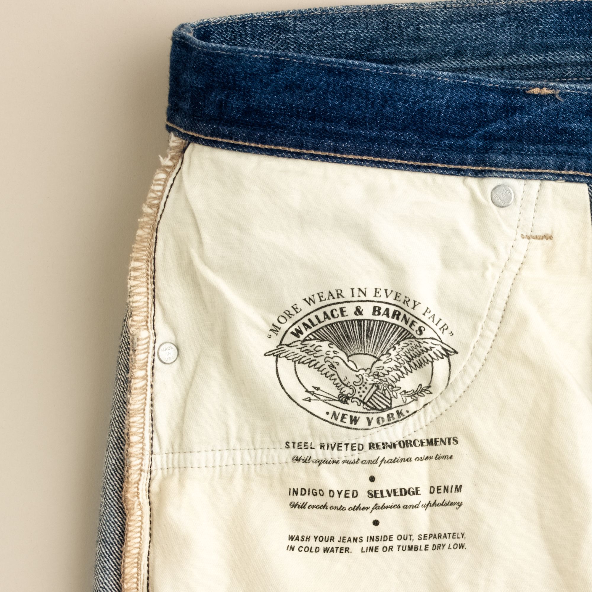 J Crew Wallace Barnes Slim Fit Jean In Salt Fade Wash In Blue