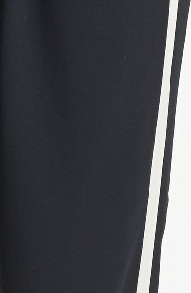 Joie Mariner B Tuxedo Track Pants in Black (Caviar Porcelain) | Lyst