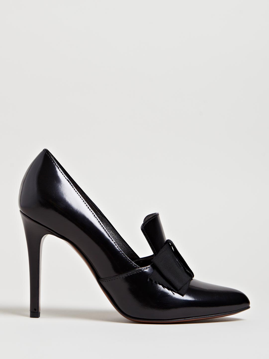 Lyst - Lanvin Womens Loafer Heels in Black