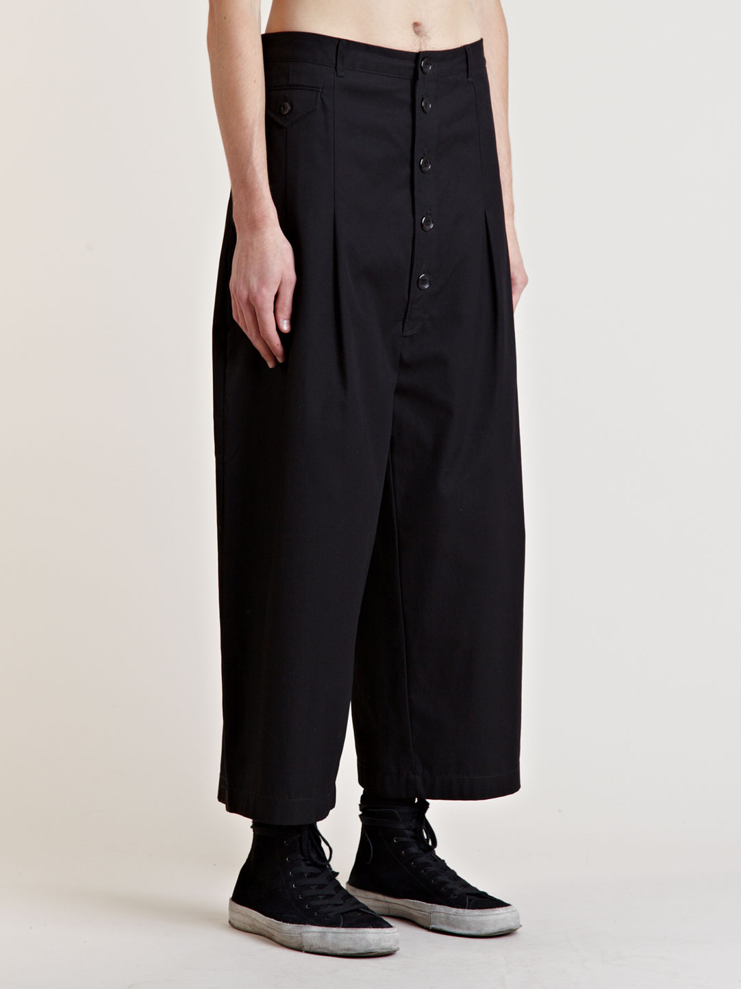 Raf Simons Aw05 Double Pleat Wide Leg 