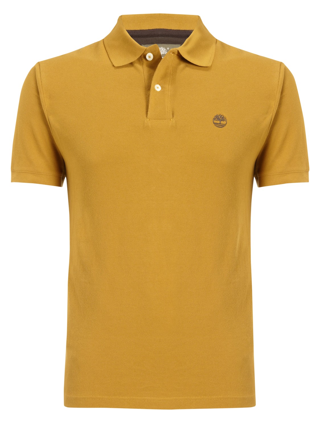 Timberland Organic Cotton Short Sleeve Polo Shirt in Yellow for Men (Wheat) Lyst