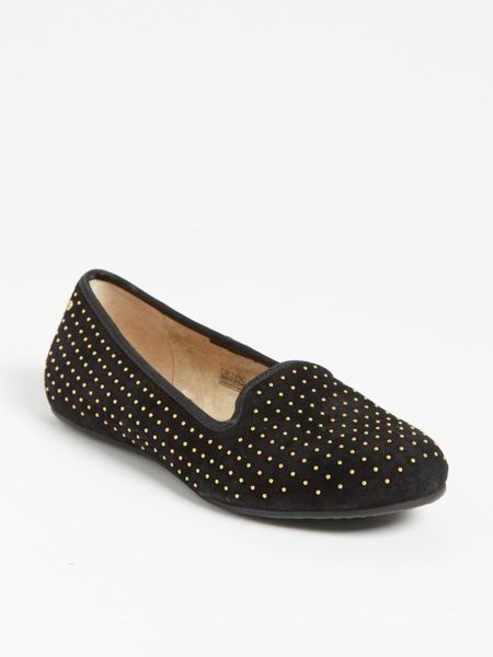 Ugg Alloway Studded Flat in Black (Black Suede) | Lyst