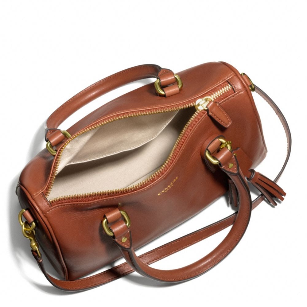 COACH Legacy Mini Satchel in Leather in Brown