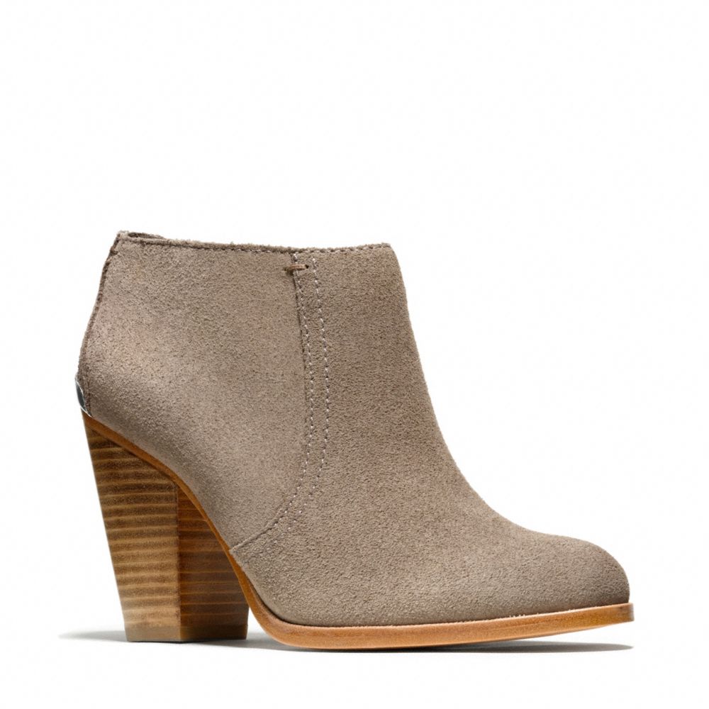 coach grey booties