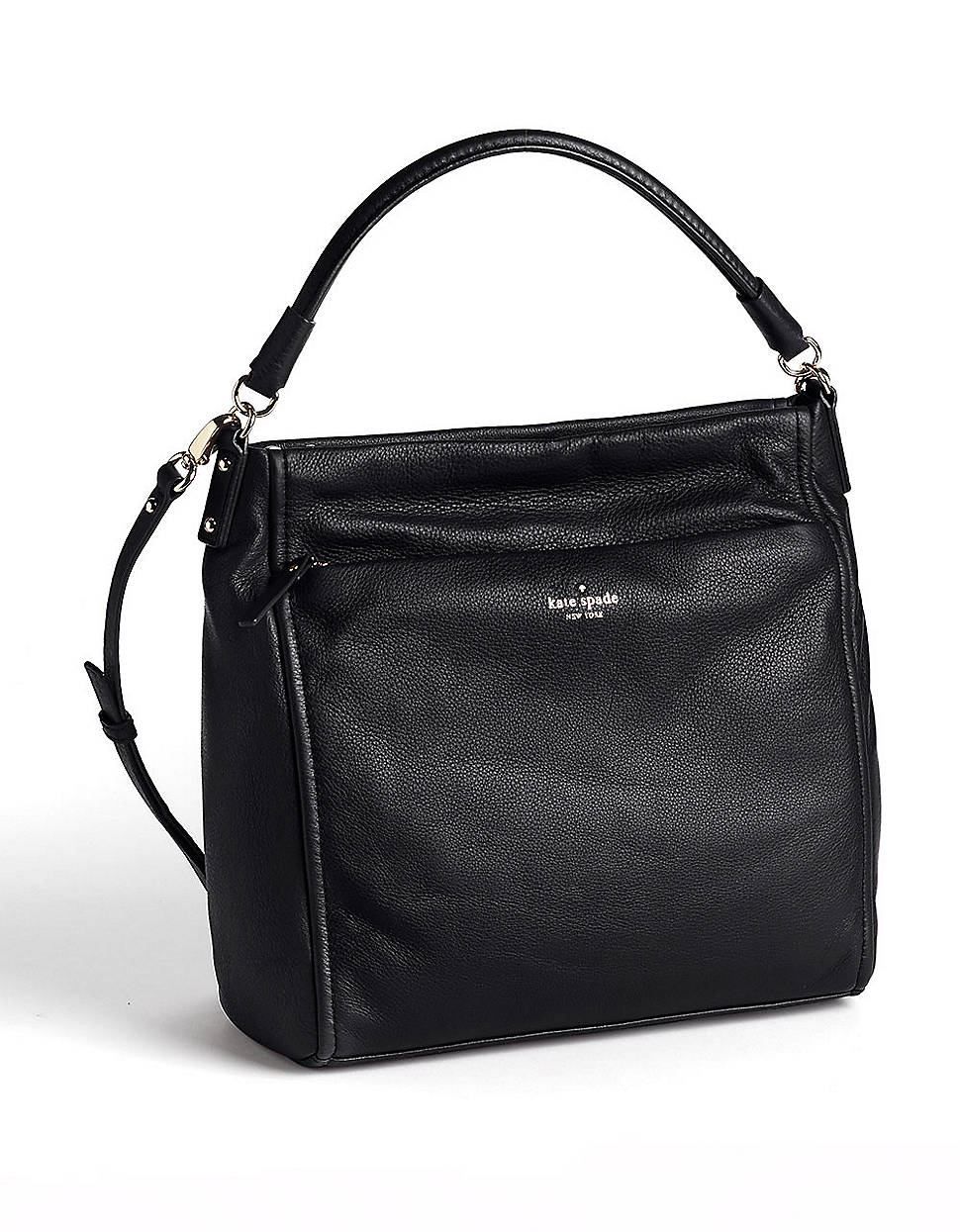 Kate Spade Leather Cobble Hill Curtis Hobo Bag in Black | Lyst