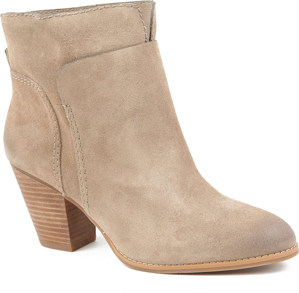 Nine West Hollyday Suede Ankle Boots in Brown (Taupe) | Lyst