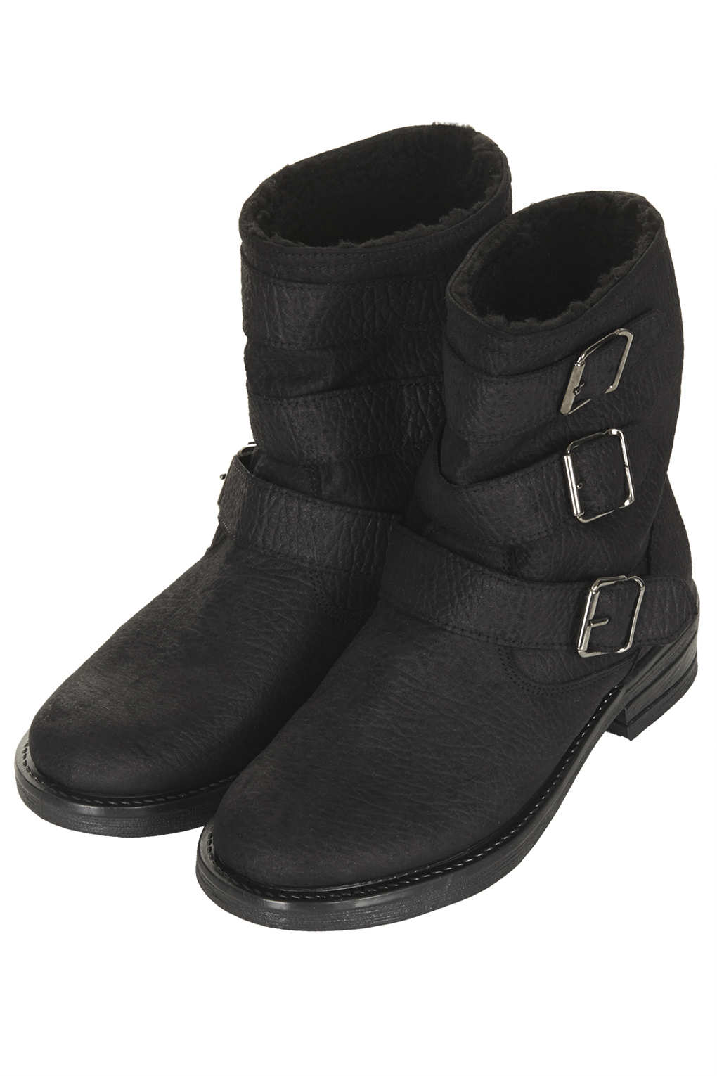 Lyst Marquis Multi Buckle Boots in Black