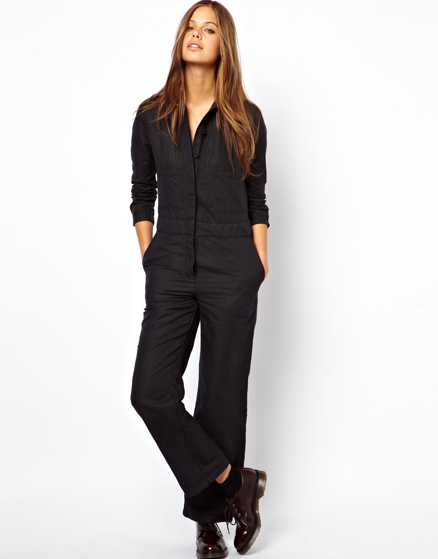 womens navy boiler suit