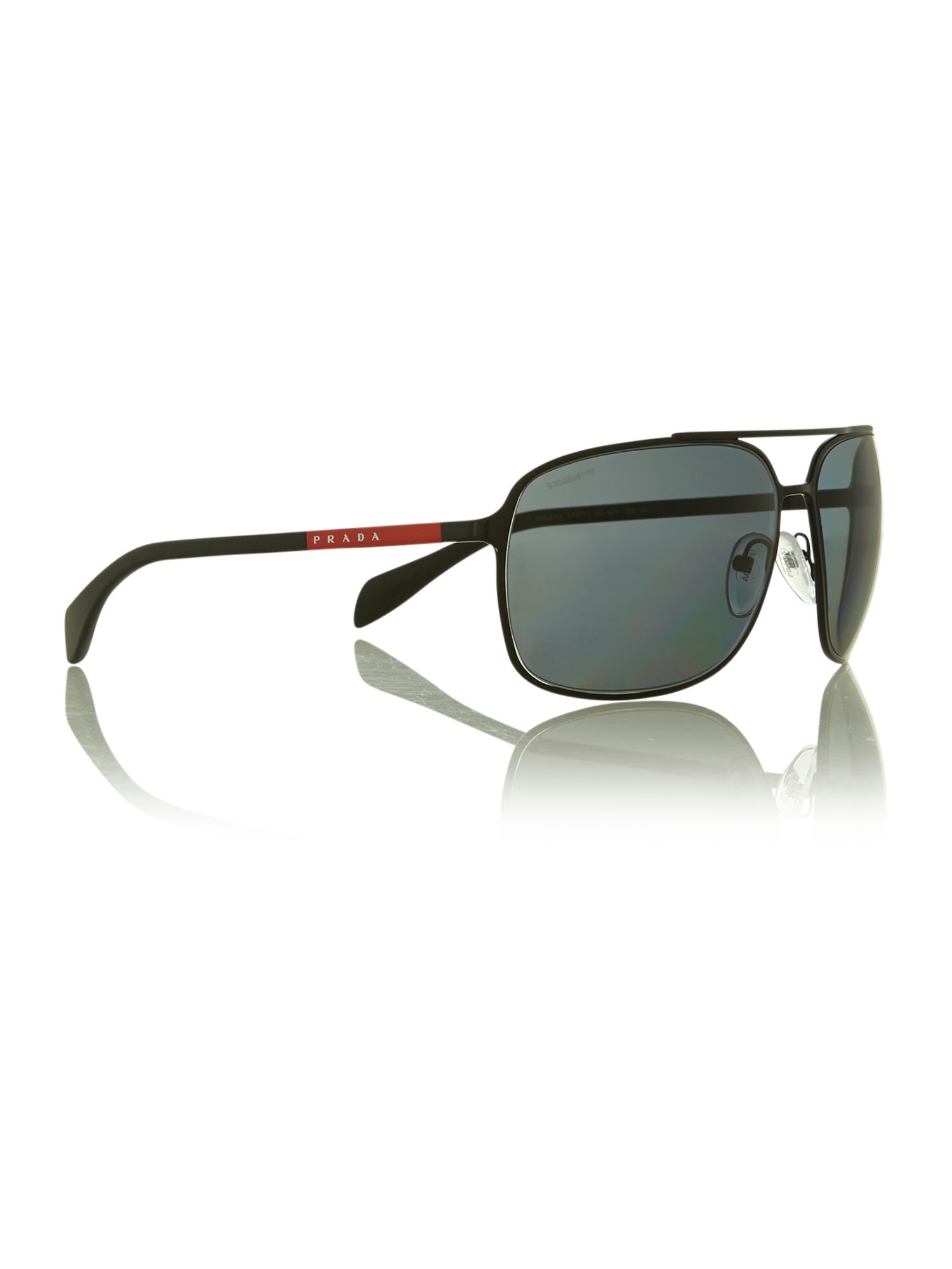 Prada Linea Rossa Mens Ps540s Lifestyle Sunglasses in Black | Lyst