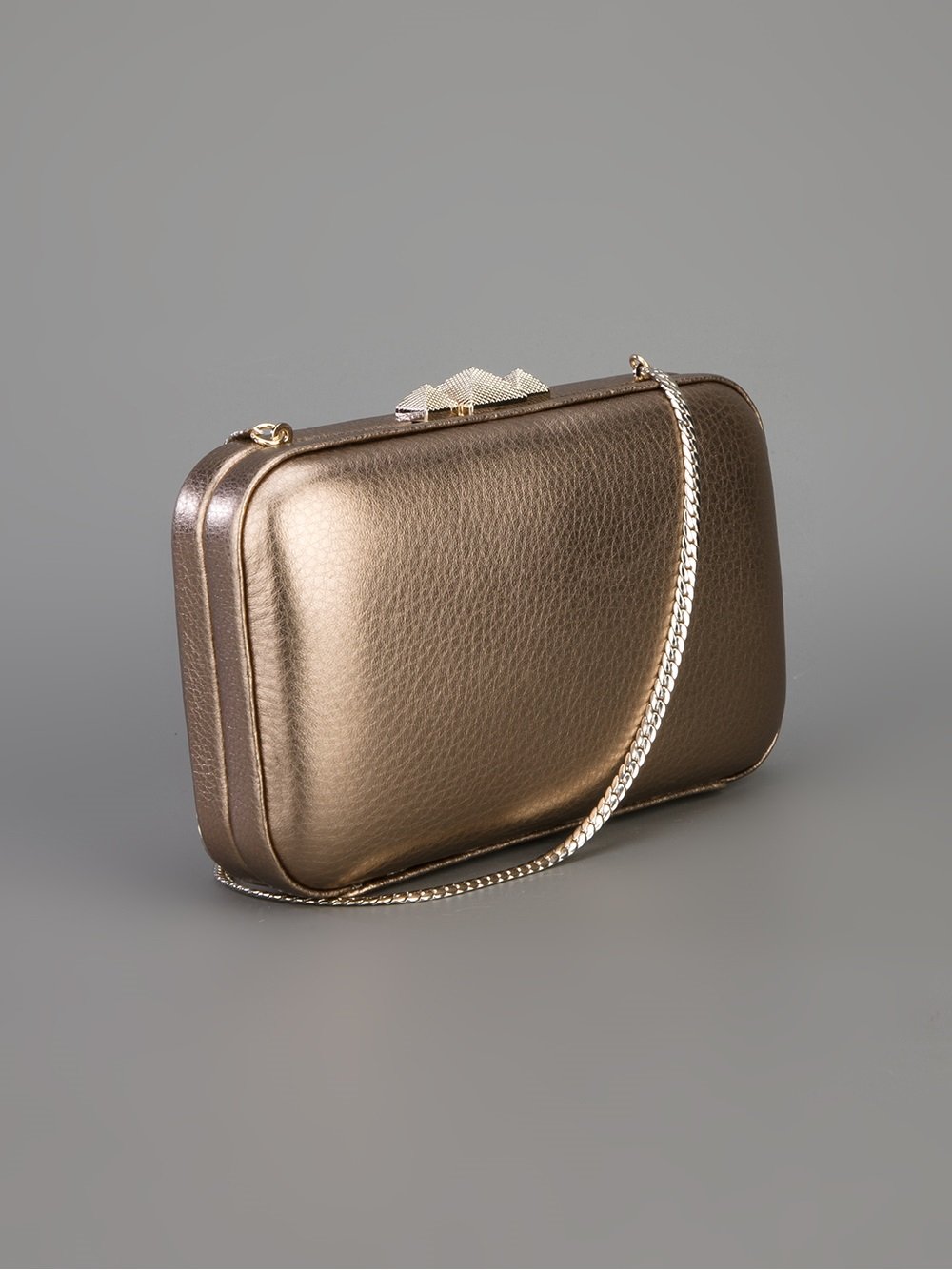 Lyst Rebecca Minkoff Vincent Minaudiere Clutch in Metallic