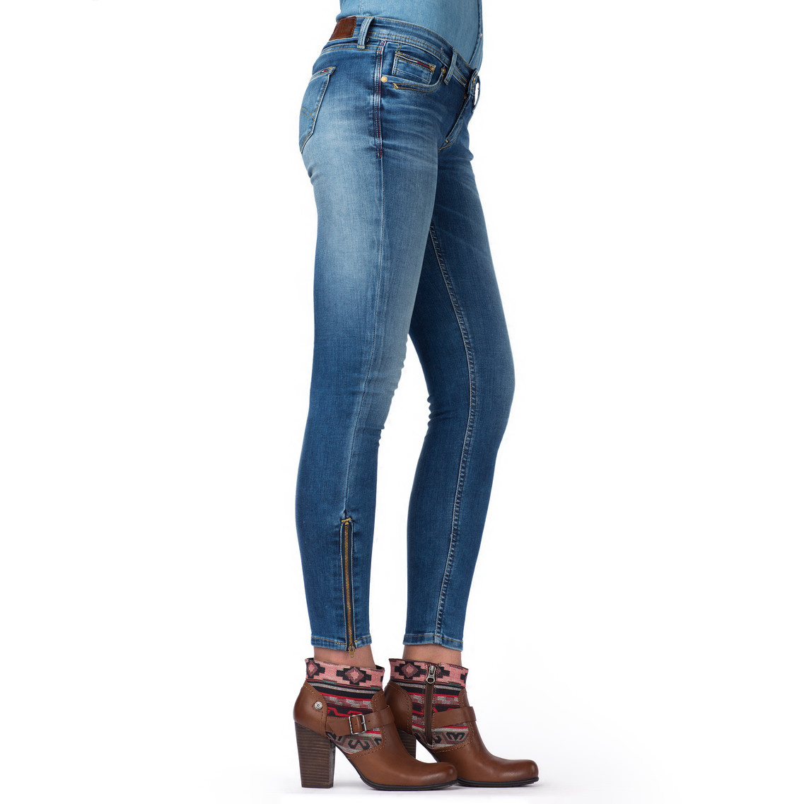 Tommy Natalie Skinny in Blue - Lyst