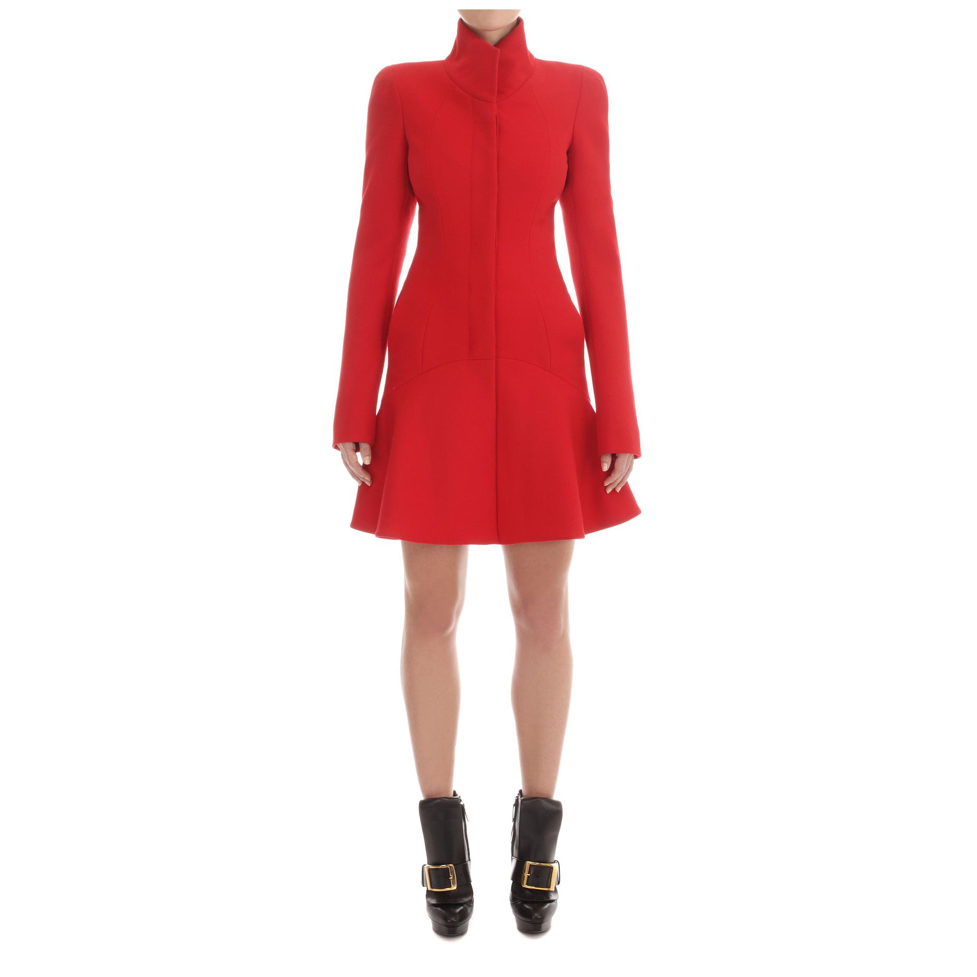 alexander mcqueen dress coat