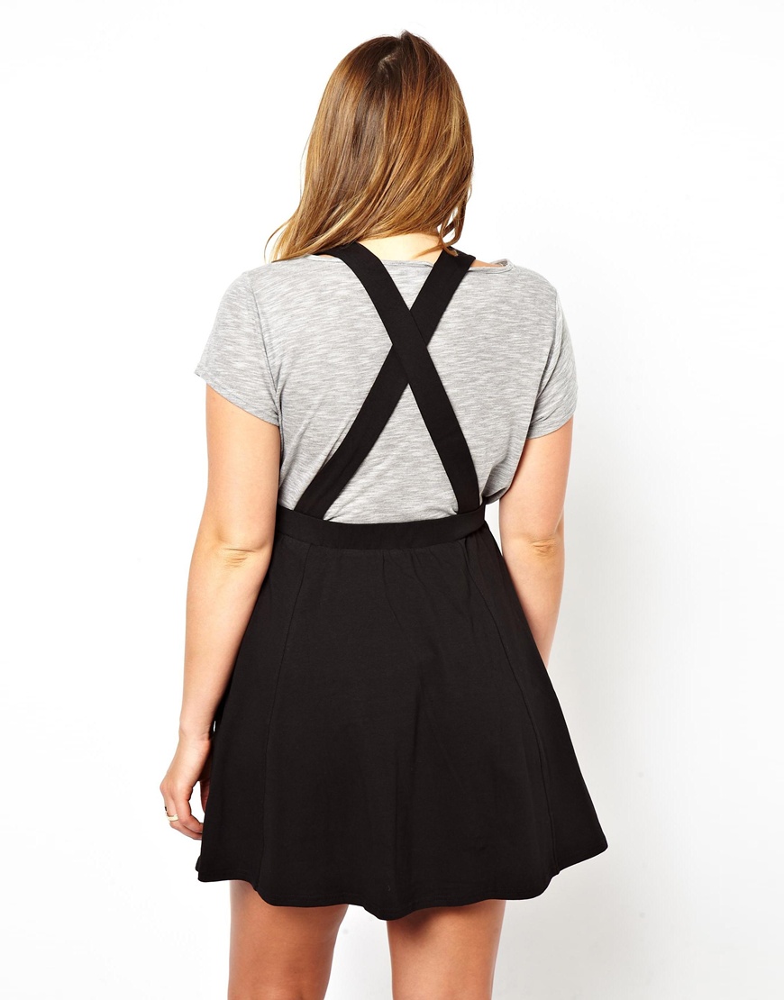 asos curve pinafore