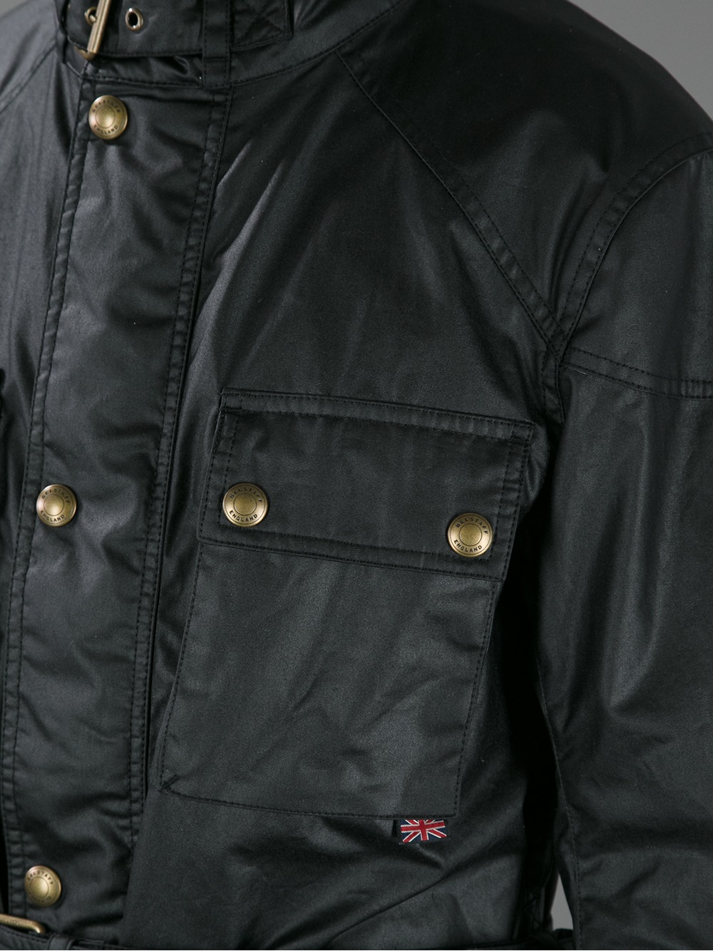 Belstaff Roadmaster Waxed Jacket in Black for Men | Lyst
