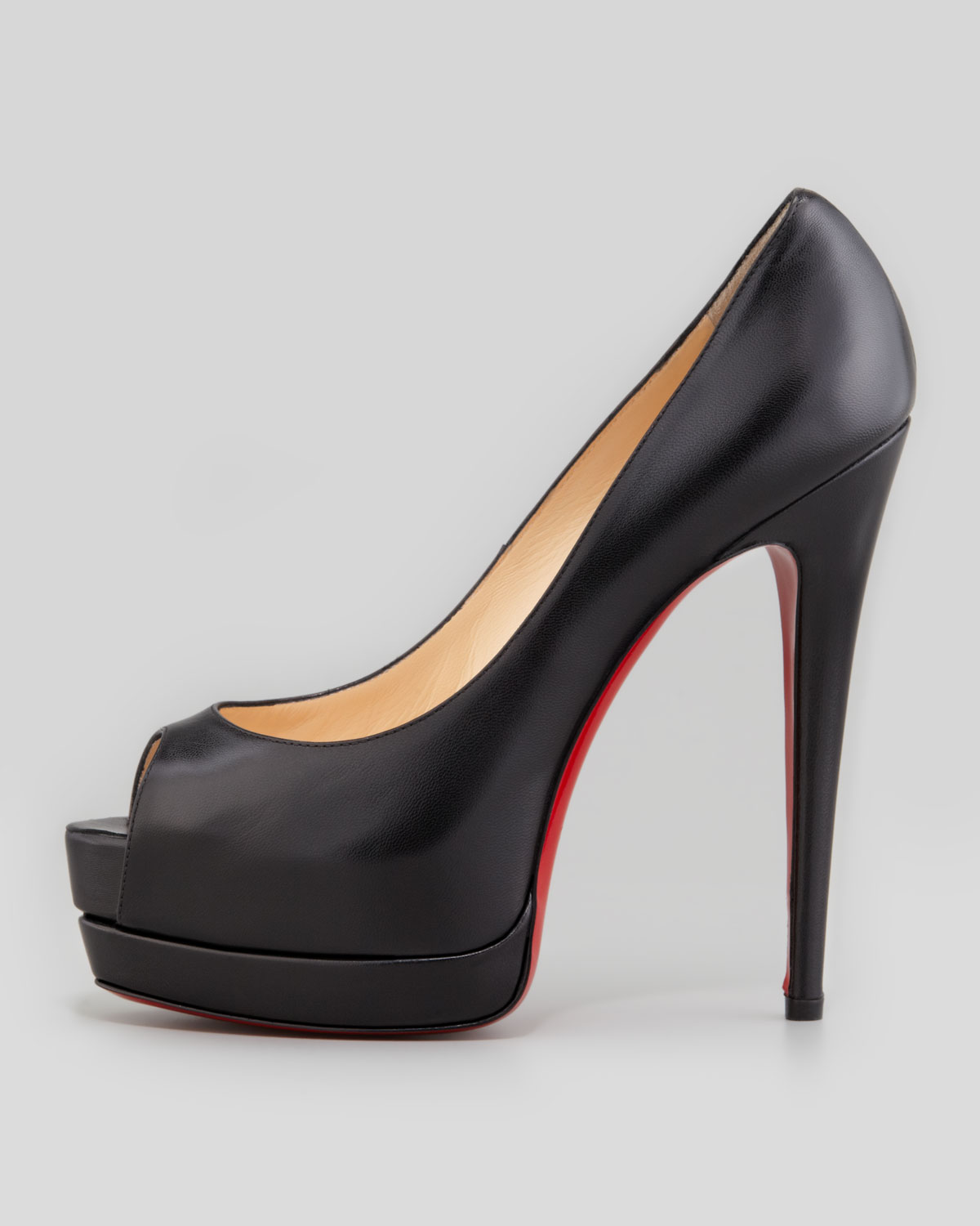 black platform louboutin