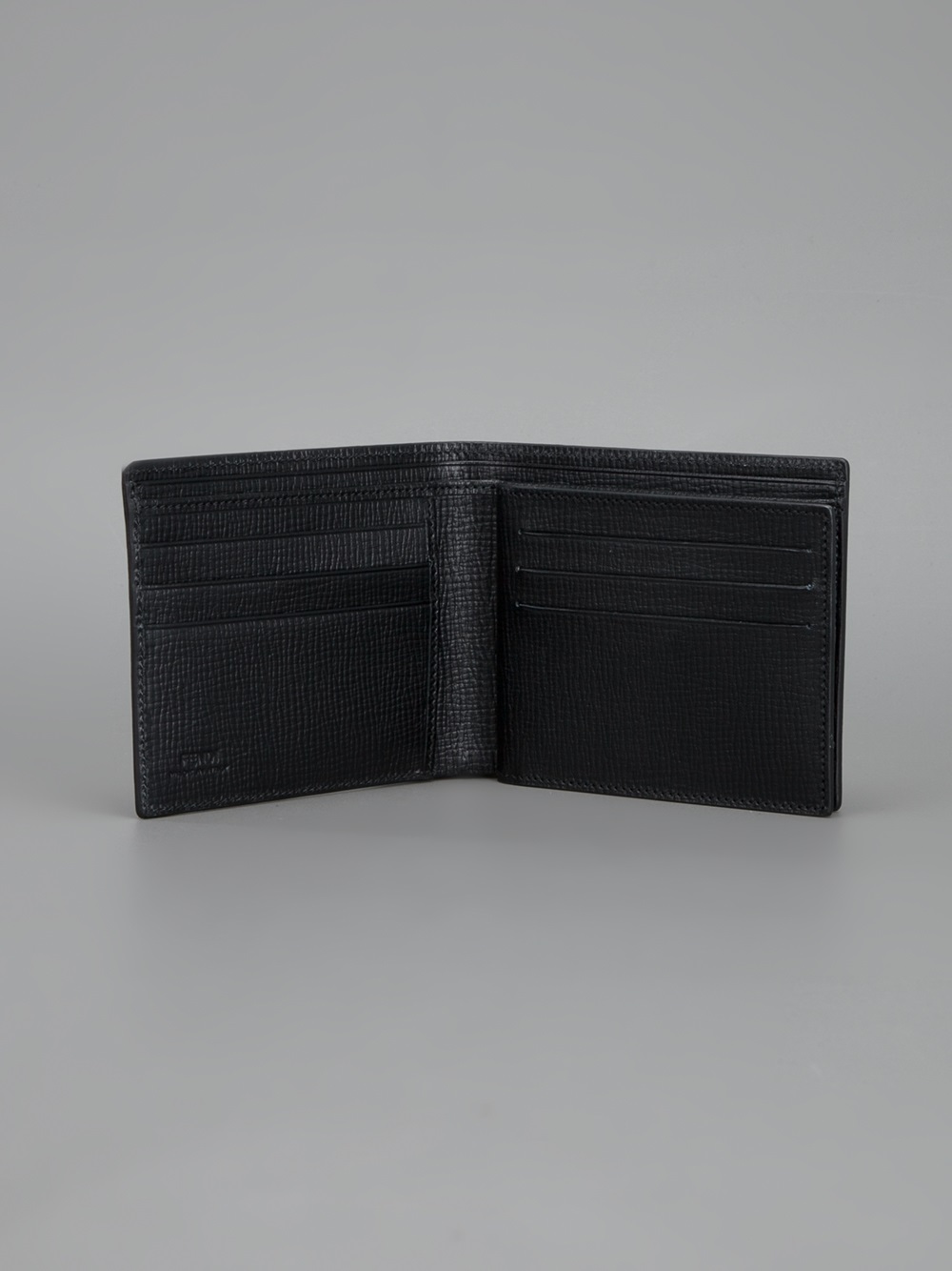 Fendi Monogram Bifold Wallet in Black for Men | Lyst