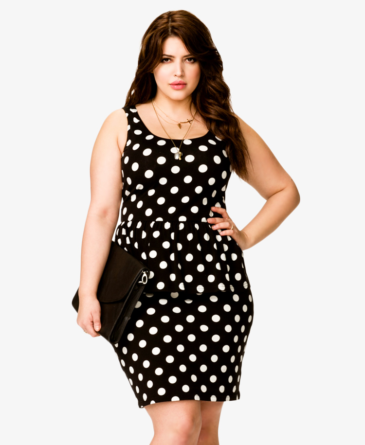 Горошек для полных. Платье в горошек для полных женщин. Платье в горошек для полных девушек. Горошек для полных. Сарафан в горошек для полных.