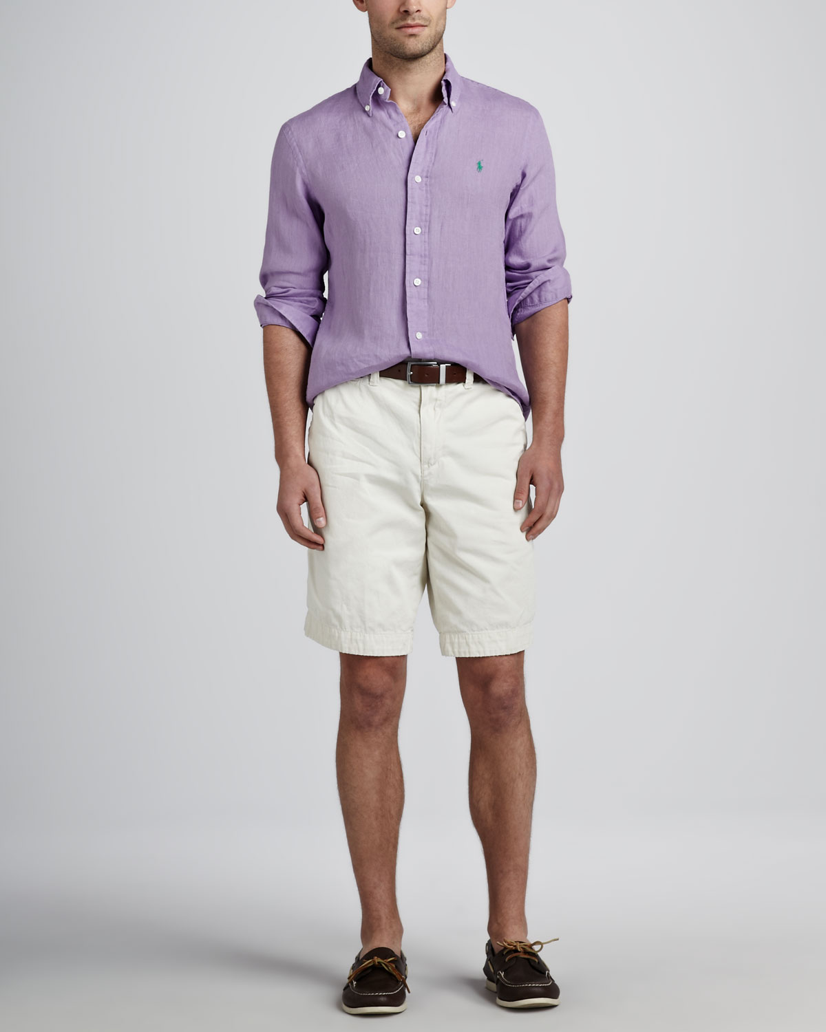 ralph lauren lilac shirt