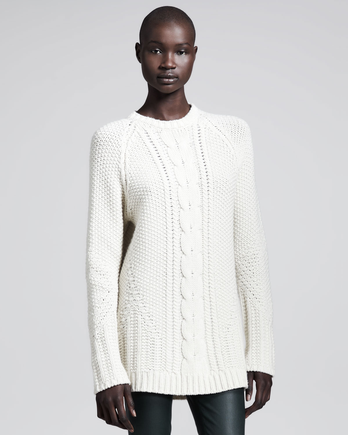 Lyst - The row Chunky Woolcashmere Sweater in White