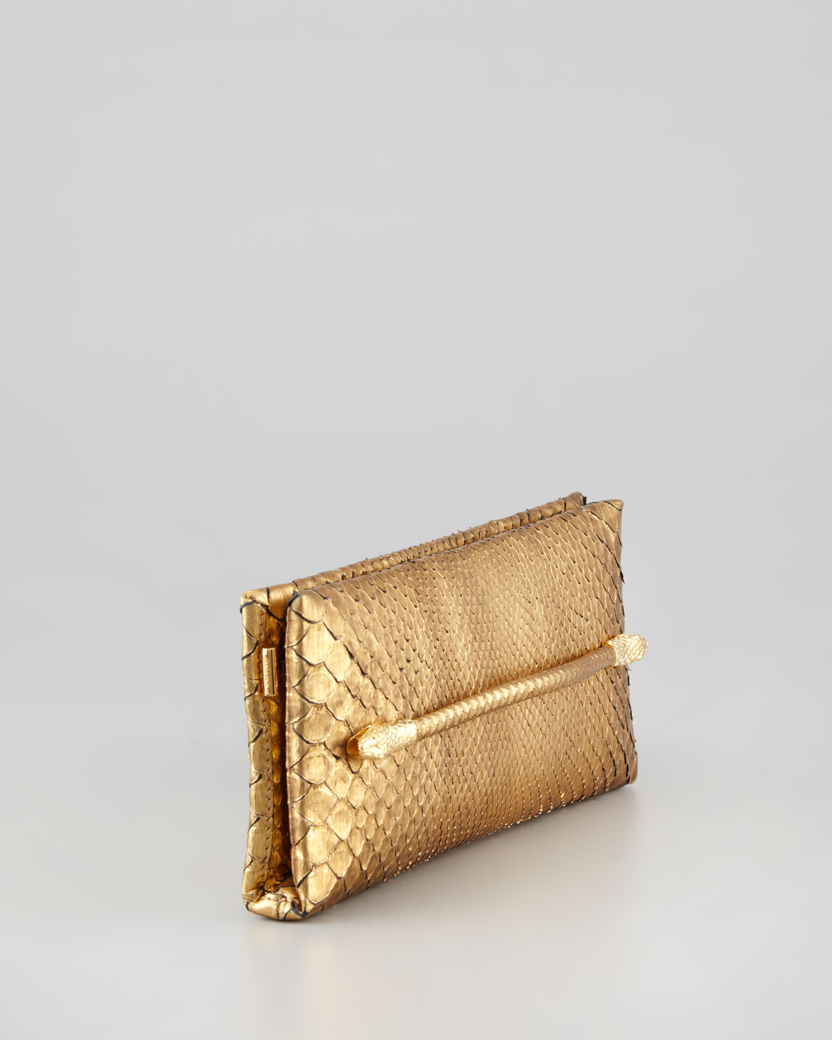 leather bag prada - Tom ford Metallic Python Serpent Tbar Clutch in Gold (ANTIQUE GOLD ...