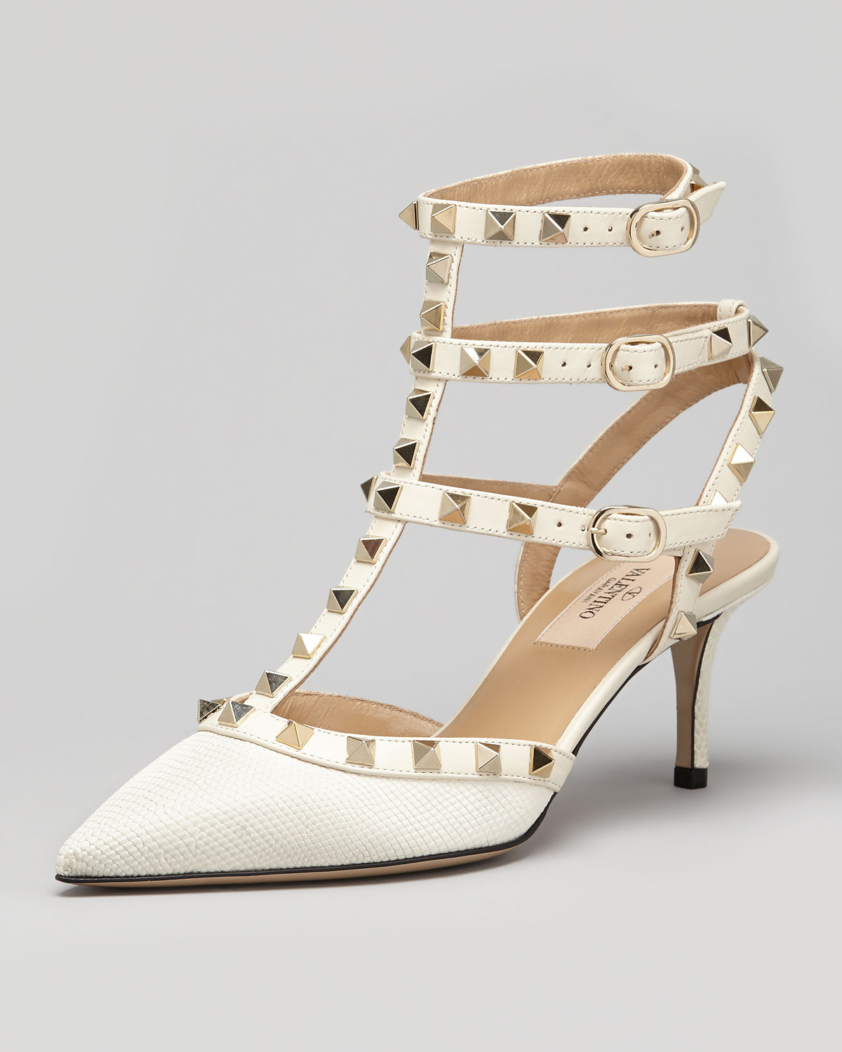 valentino rockstud mid heel