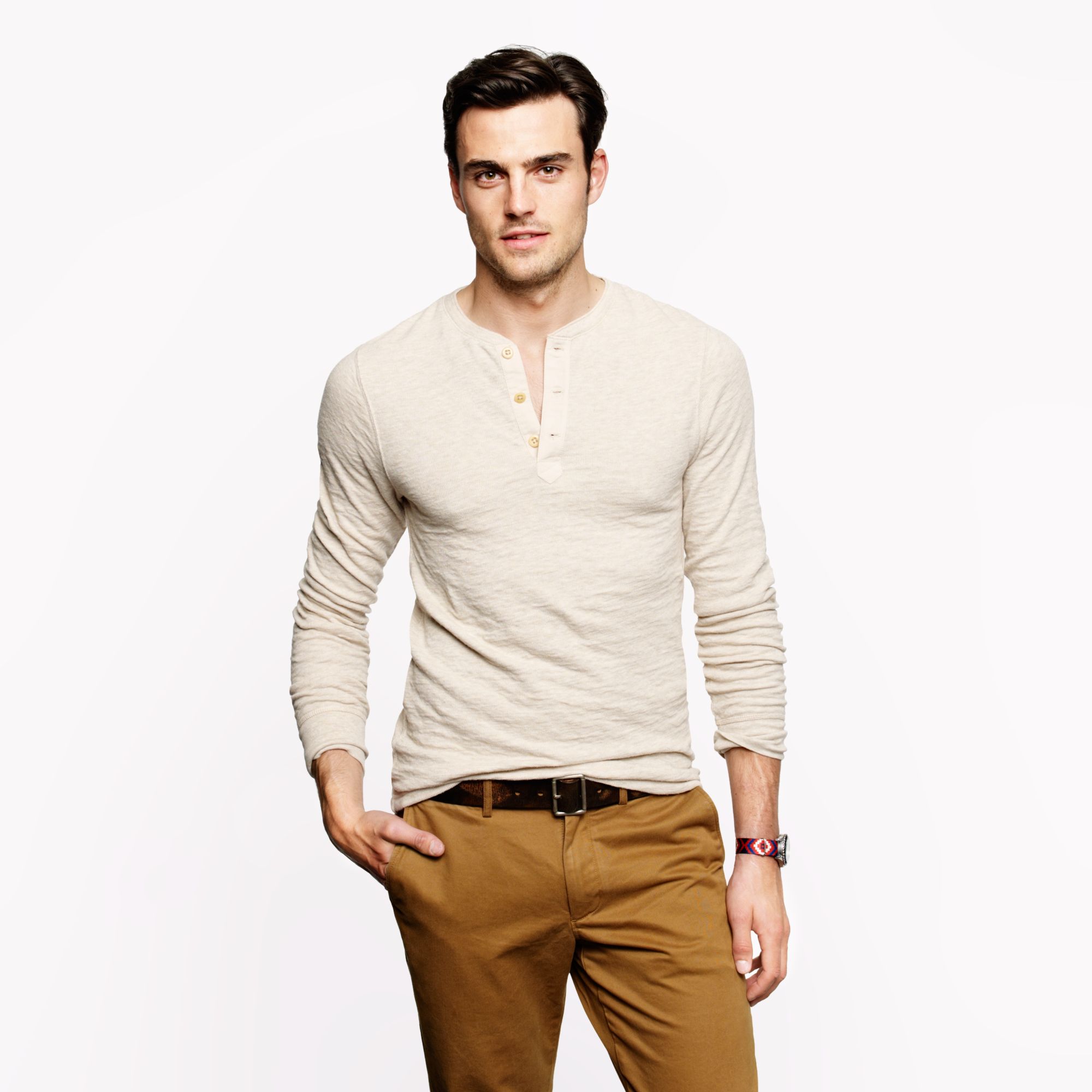 j crew long sleeve henley 