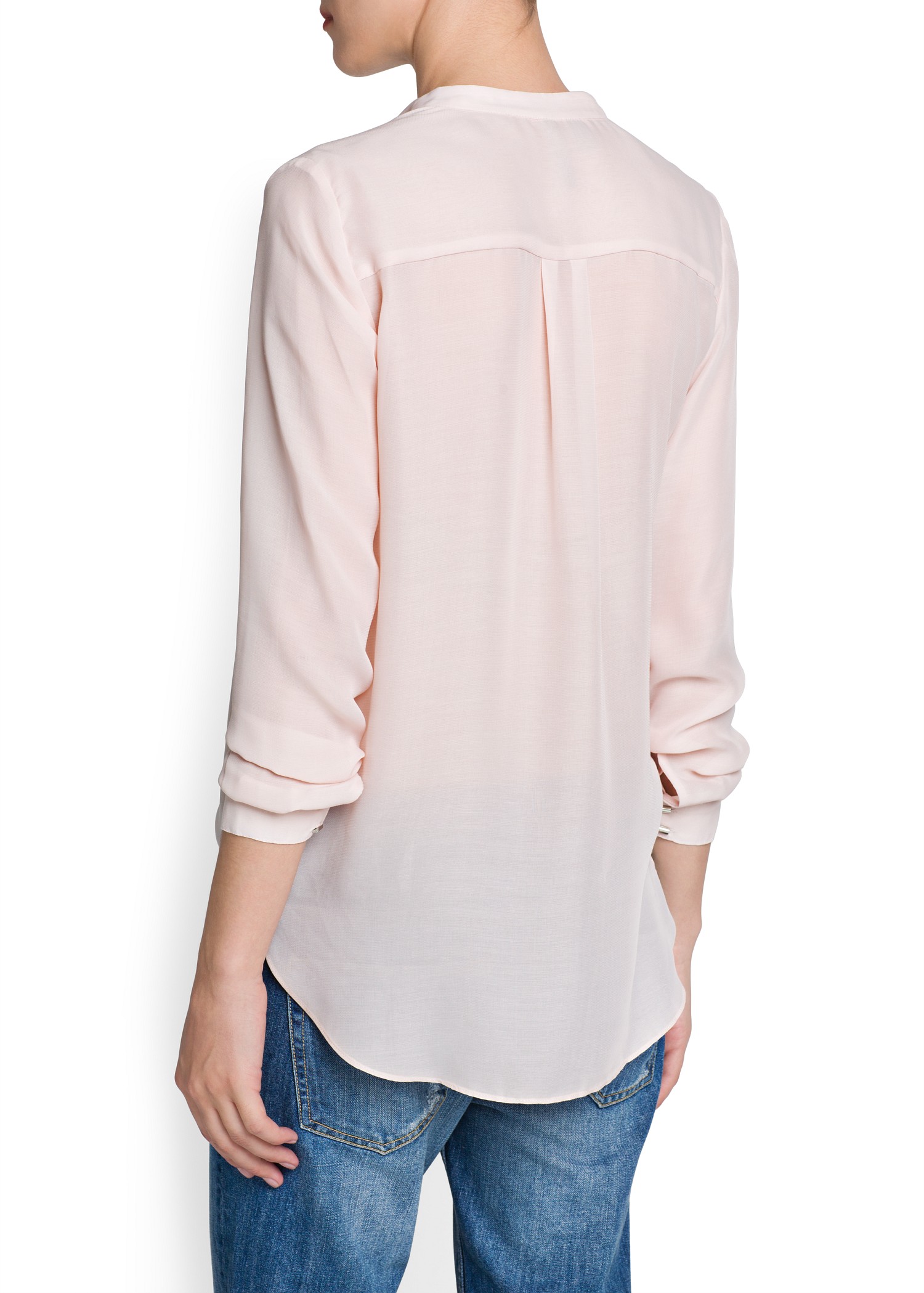 mango chiffon blouse