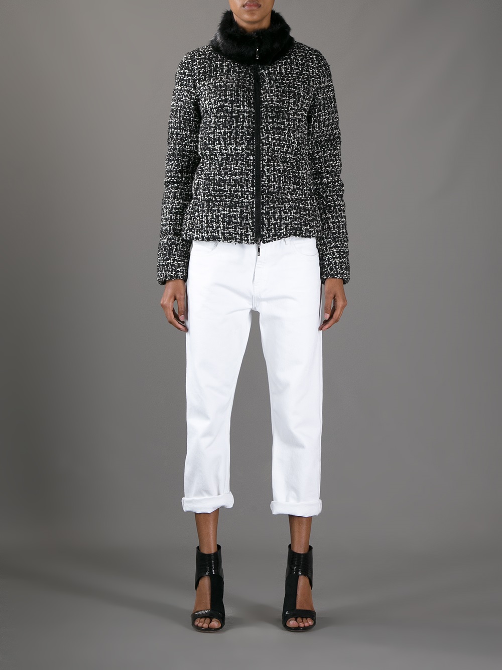 moncler tweed jacket